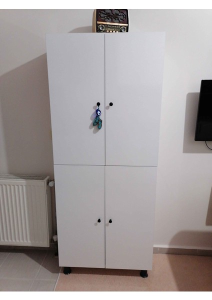 Çok Amaçlı Dolap 6 Bölmeli 70 cm Suntalam Mutfak Kiler Banyo Dolabı