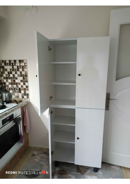 Çok Amaçlı Dolap 6 Bölmeli 70 cm Suntalam Mutfak Kiler Banyo Dolabı