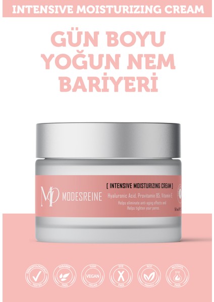 Moisturızıng Su Bazlı Nemlendirici Krem Yüz Kremi- Tüm Cilt Tipleri