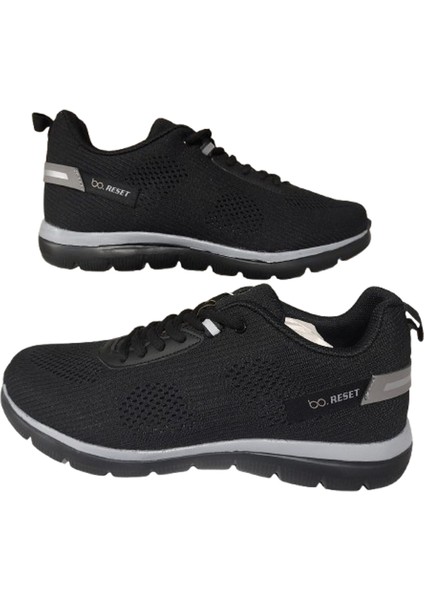 Siyah Ultra Hafif Taban Günlük Yürüyüş Ayakkabısı BEST656552