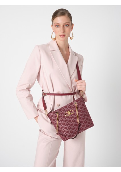 Bordo Omuz Çantası 05PO25Y1992-SMKN Br