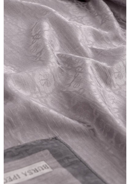 Ametist Kelebek Monogram Desen Ipek Pamuk Şal modelleri