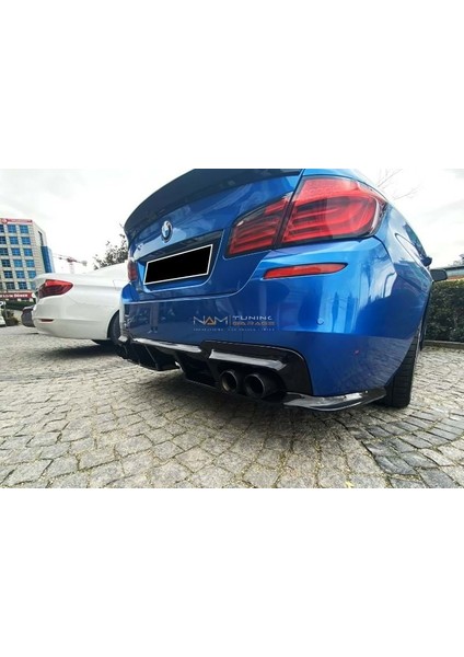 Bmw F10 Vorsteiner Difüzör 3 Parça Sağ Sol Çıkışlı 2010-2017 Arası Parlak Siyah indirimleri