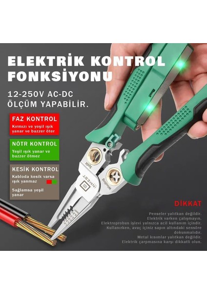 Inmest Çok Amaçlı Kablo Soyma Pensesi