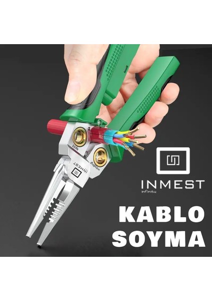 Inmest Çok Amaçlı Kablo Soyma Pensesi