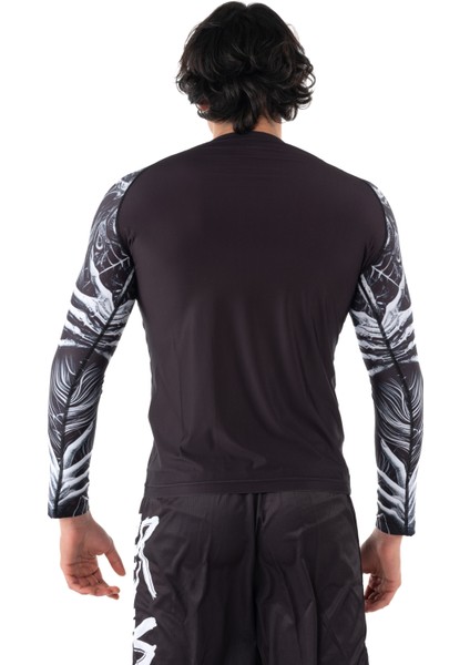 Siyah Uzun Kollu Rashguard - Unisex Dövüş ve Antrenman Üstü (Bjj, Mma, Kick Boks, Crossfit, Fitness) modelleri