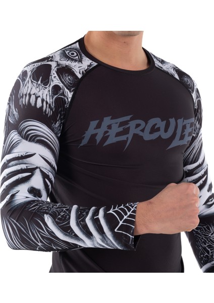 Siyah Uzun Kollu Rashguard - Unisex Dövüş ve Antrenman Üstü (Bjj, Mma, Kick Boks, Crossfit, Fitness) fırsatları