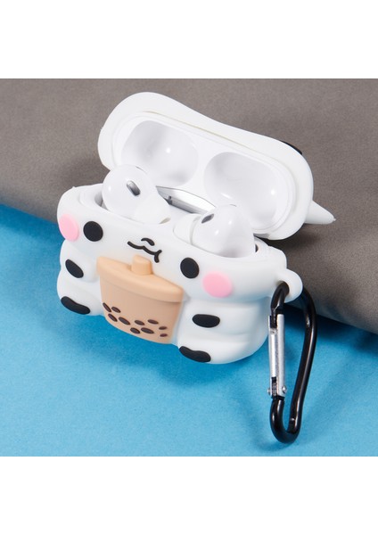Apple Airpods Pro Silikon Kapak Süt Çay Inek Kulaklık Koruyucu Kılıf (Yurt Dışından) indirimleri