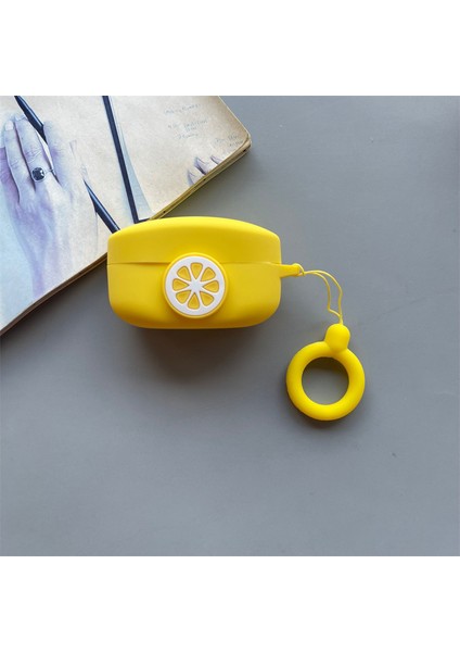 Beats Solo Buds Kablosuz Mavitooth Kulaklık Karikatür Meyve Döngü Askılı Silikon Kılıf (Yurt Dışından)