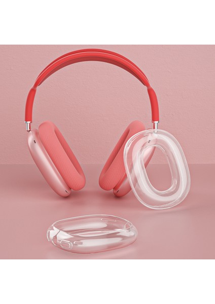 Airpods Max Şeffaf Tpu Koruyucu Kulak Bardakları Kapağı 1 Çift Kulaklık Kılıfı (Yurt Dışından)
