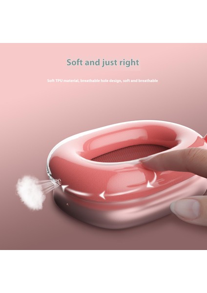Airpods Max Şeffaf Tpu Koruyucu Kulak Bardakları Kapağı 1 Çift Kulaklık Kılıfı (Yurt Dışından) indirimleri