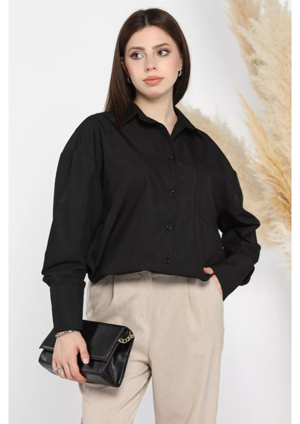 Kadın Tek Cepli Salaş Gömlek fiyatları