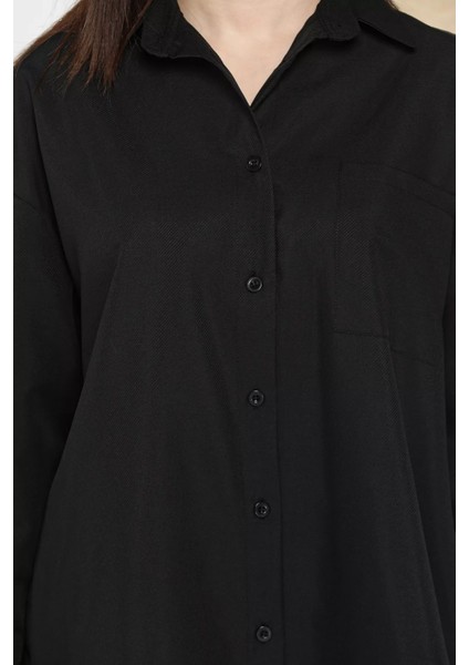 Kadın Tek Cepli Salaş Gömlek fırsatları