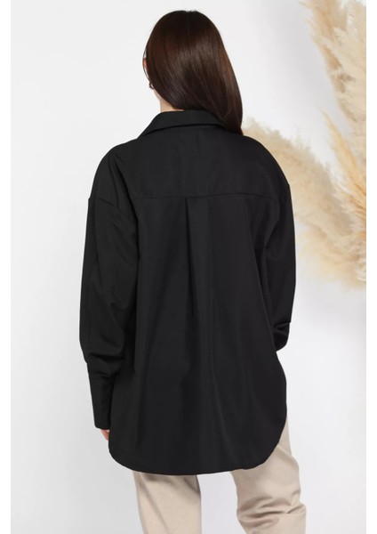 Kadın Tek Cepli Salaş Gömlek indirimleri