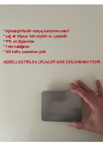 Makyaj Karıştırma Paleti