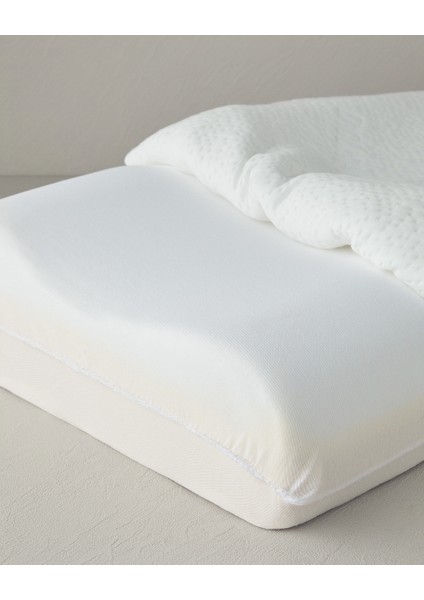 Relax Visko Yastık 55x35x12 Cm Ekru
