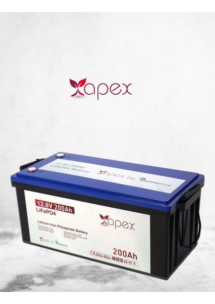 12.8V 200AH Lityum Akü (Lifepo4)