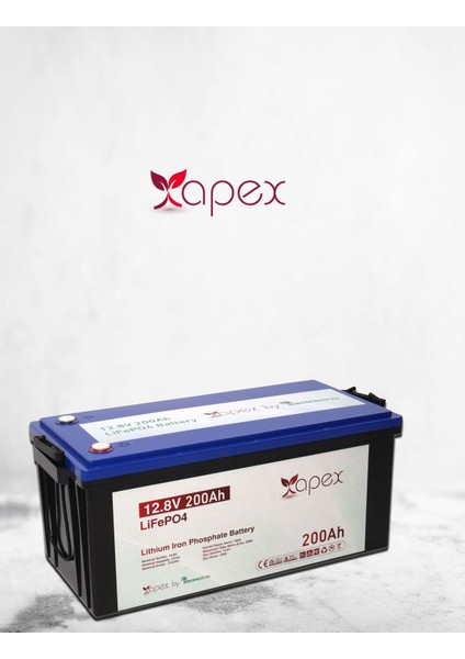 12.8V 200AH Lityum Akü (Lifepo4)