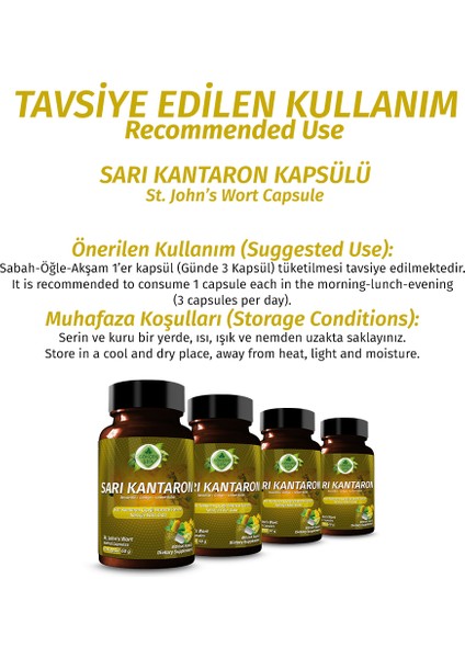 Şifa Sarı Kantaron Kapsül (ST JOHN'S WORT CAPSULE)