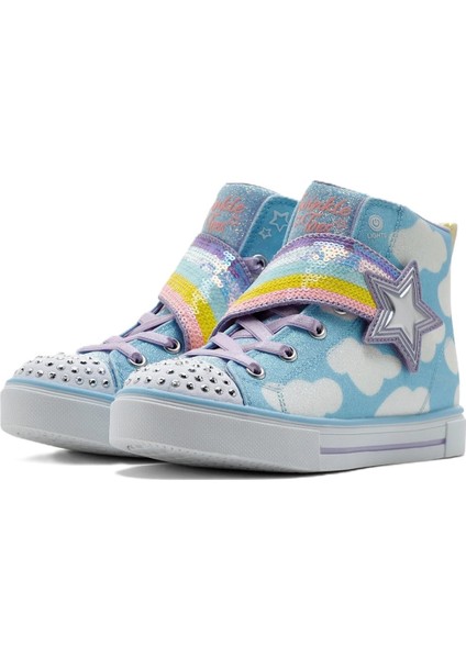 Twinkle Toes Shootıng Star Brıghts Sneaker Bantlı Lastik Bağcıklı Işıklı Mavi Kız Çocuk Ayakkabı fırsatları