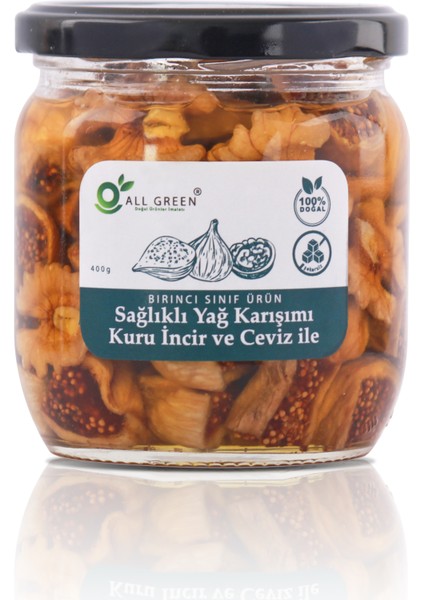 Cevizli Zeytinyağlı Kuru Dağ İnciri | %100 saf sızma soğuk sıkım zeytinyağı ve sağlıklı yağların karışımı