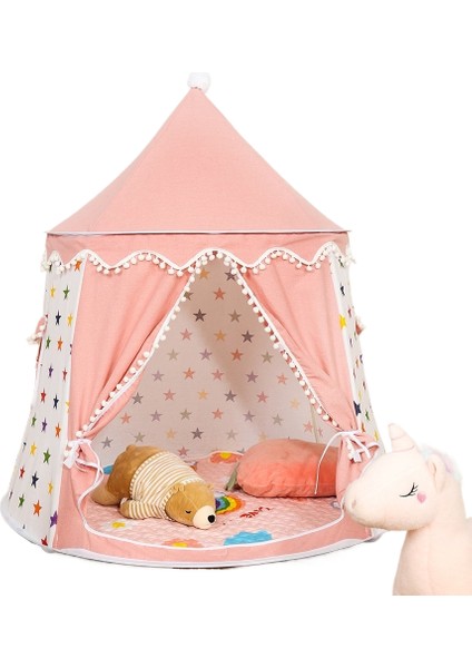 Çocuk Çadırları Taşınabilir Kapalı Erkek Kız Oyuncak Çadırları Oyun Evi Kale Küçük Ev Oyuncakları (Yurt Dışından)