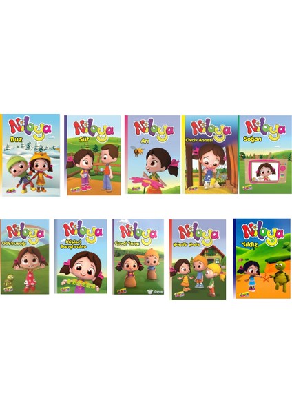 10 Adet Niloya Hikaye Kitabı
