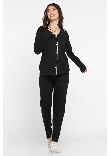 Düğmeli Kadın Pijama Takımı P-00014289 fiyatları