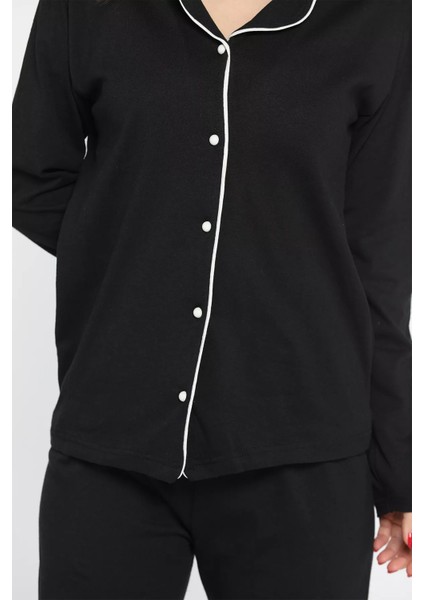 Düğmeli Kadın Pijama Takımı P-00014289 fırsatları