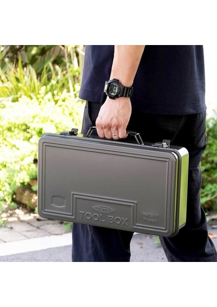 Steel T-360 Mg Bagaj Tipi Çok Amaçlı Alet Çantası Paslanmaz Çelik Saklama Çantası Yosun Yeşili modelleri