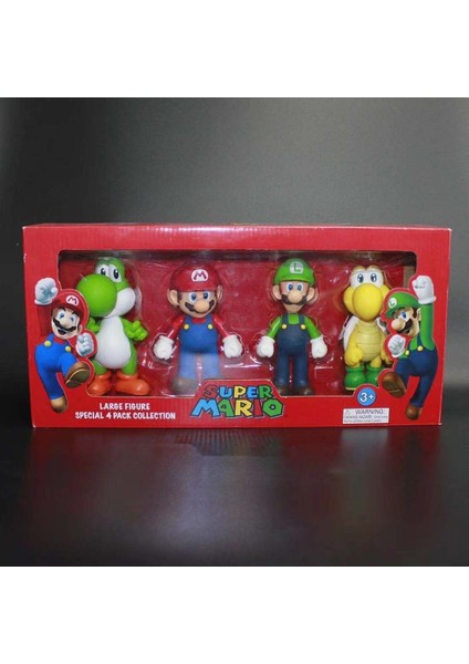 Süper Mario Mario Kutulu Set Figürleri (Yurt Dışından)
