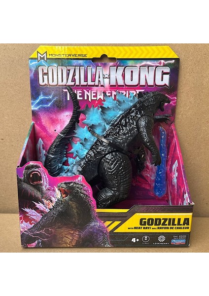 Godzilla King Kong'a Karşı Hareketli Model Nükleer Enerji Jet Oyuncakları Kutulu Set (Yurt Dışından)
