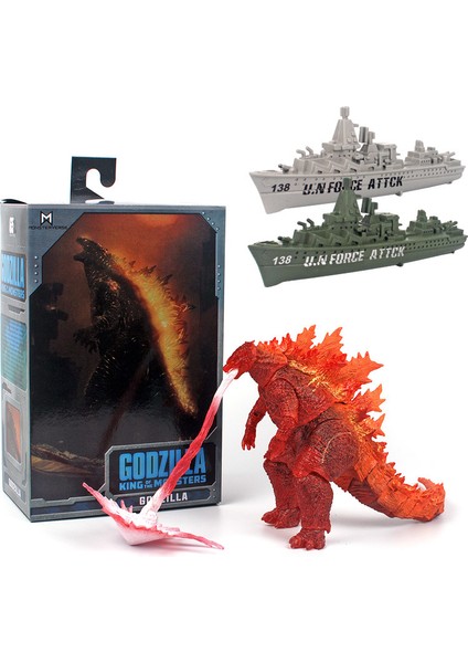 Godzilla King Kong'a Karşı Hareketli Model Nükleer Enerji Jet Oyuncakları Kutulu Set (Yurt Dışından)