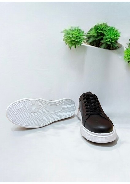 Erkek Siyah-Beyaz Günlük Hafif Nefes Alabilen Ortopedik Yürüyüş Spor Ayakkabı Sneaker fırsatları
