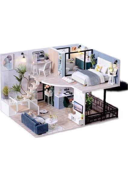 Yılbaşı Hediyesilego Diy Yazlık Modeli Rahat Zaman Ahşap Elle Monte Oyuncak Villa Evi Kız Arkadaşı Için Yaratıcı Doğum Günü Hediyesi Rahat Zaman (Yurt Dışından)