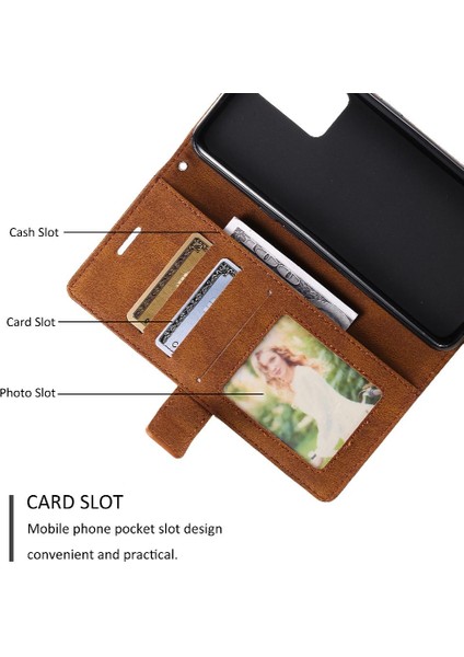 Oppo Bulmak Için Kılıf X5 Lite Darbeye Cüzdan Flip Folio Pu Deri Kart (Yurt Dışından)