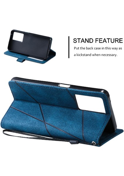 Oppo A57 5G/A77 5g Cüzdan Flip Folio Darbeye Pu Deri Kart (Yurt Dışından)