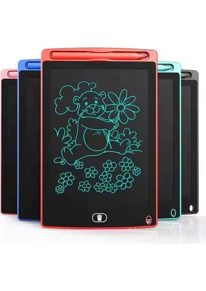 12 Inç Grafik Digital Çocuk Kalemli Yazı Tahtası Eğitim Çizim Tableti LCD