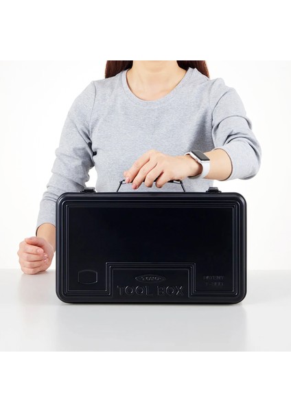 Steel T-360 Bk Bagaj Tipi Çok Amaçlı Alet Çantası Paslanmaz Çelik Saklama Çantası Siyah indirimleri