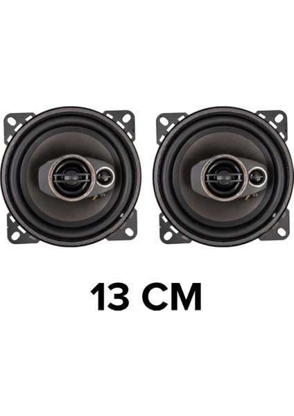 RST-130 13CM Tweeterlı Coaxıal 2X150WATT Yuvarlak Takım Hoparlör Speaker (2 Li Takım)