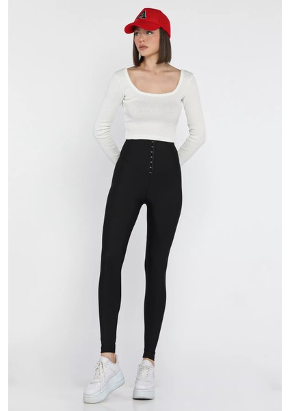 Agraflı Kadın Dalgıç Tayt P-00014966 fiyatları