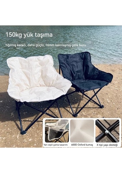 Açık Ay Sandalyesi Artı Pamuklu Kanepe Sandalyesi Büyük Katlanır Sandalye Taşınabilir Katlanır Sandalye Kamp Sandalyesi ve Diğer Öğle Yemeği Molası Tembel Sandalye (Yurt Dışından)