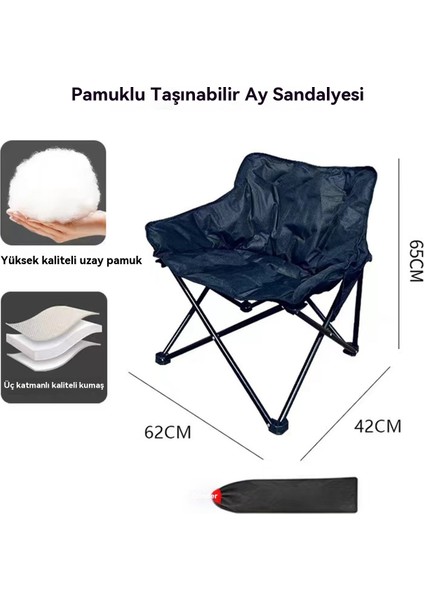 Açık Ay Sandalyesi Artı Pamuklu Kanepe Sandalyesi Büyük Katlanır Sandalye Taşınabilir Katlanır Sandalye Kamp Sandalyesi ve Diğer Öğle Yemeği Molası Tembel Sandalye (Yurt Dışından)