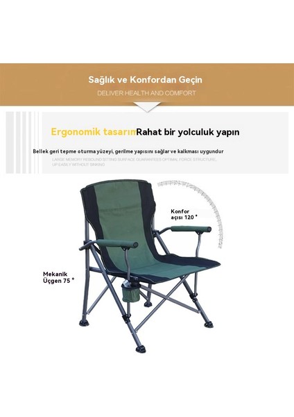 Balıkçılık Sandalye Kamp Katlanır Sandalye Taşınabilir Kamp Tezgahı Sırtlı Sandalye Eskiz Ay Sandalye (Yurt Dışından)