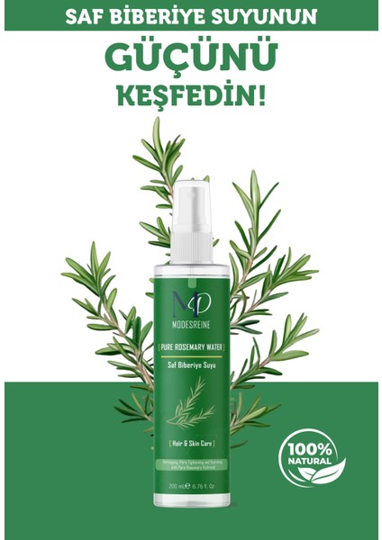 Pure Rosemary Water -Saf Biberiye Suyu