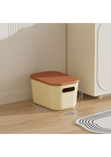 Yerden Tasarruf Sağlayan Saklama Sepeti Dikdörtgen Ev Düzenleme Dayanıklı Malzeme (Yurt Dışından)