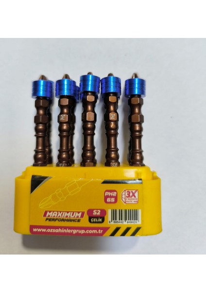 Dmax Çift Yönlü Mıknatıs Uçlu PH2X65 mm (10 Adet)