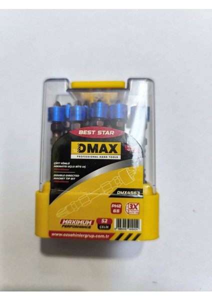 Dmax Çift Yönlü Mıknatıs Uçlu PH2X65 mm (10 Adet)