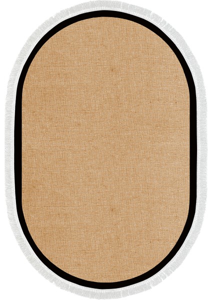 Kaymaz Taban Djt Banyo Mutfak Salon Halı Star Pamuk Saçaklı Oval Dokuma Desen E5001 fiyatları