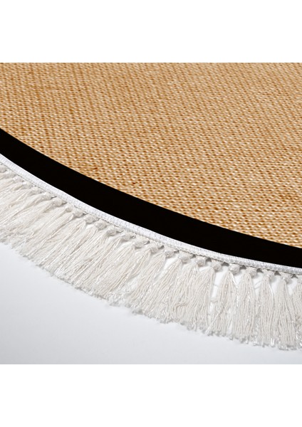 Kaymaz Taban Djt Banyo Mutfak Salon Halı Star Pamuk Saçaklı Oval Dokuma Desen E5001 modelleri